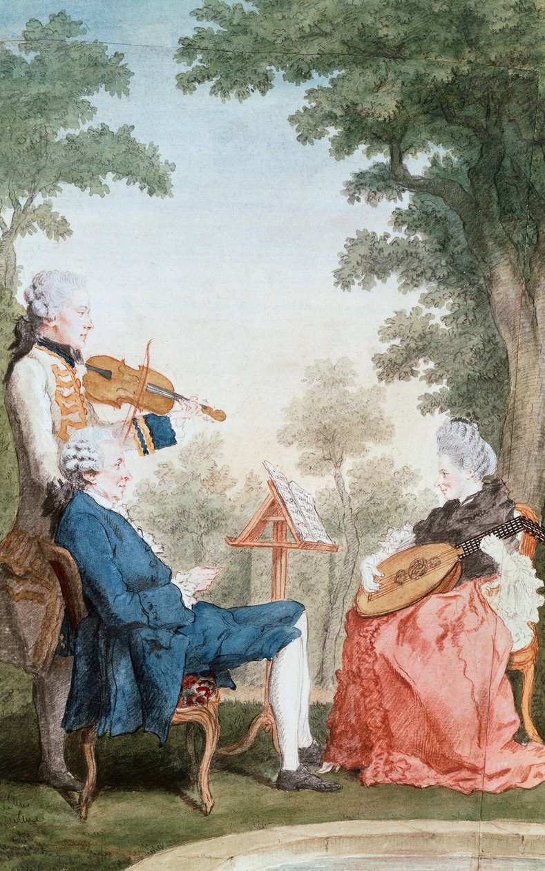 Monsieur and Mademoiselle de Croismare by Carmontelle