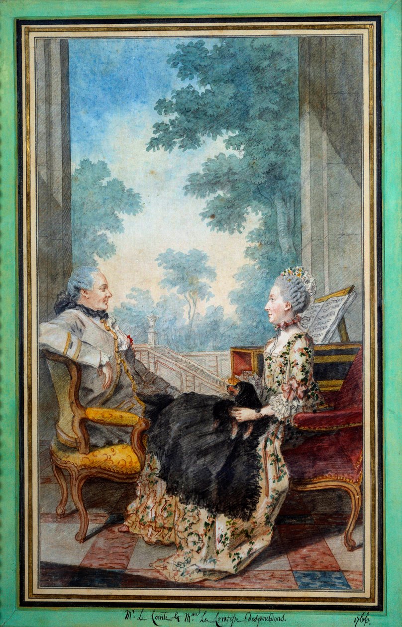 Monsieur et Madame Despourdons by Carmontelle