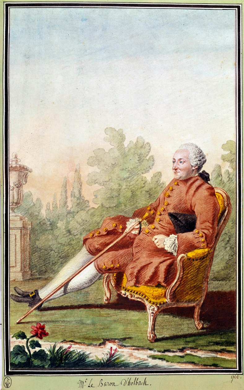 Portrait of Paul Henri Dietrich, Baron d