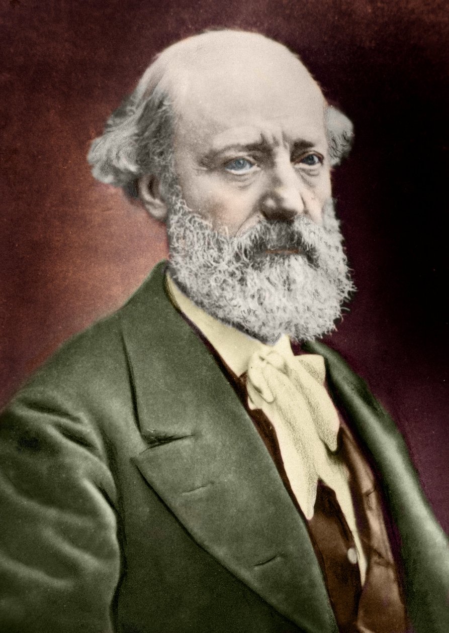 Portrait of the Architect Eugene Viollet-le-Duc (1814-1879) by (1820 1910) (after) Nadar