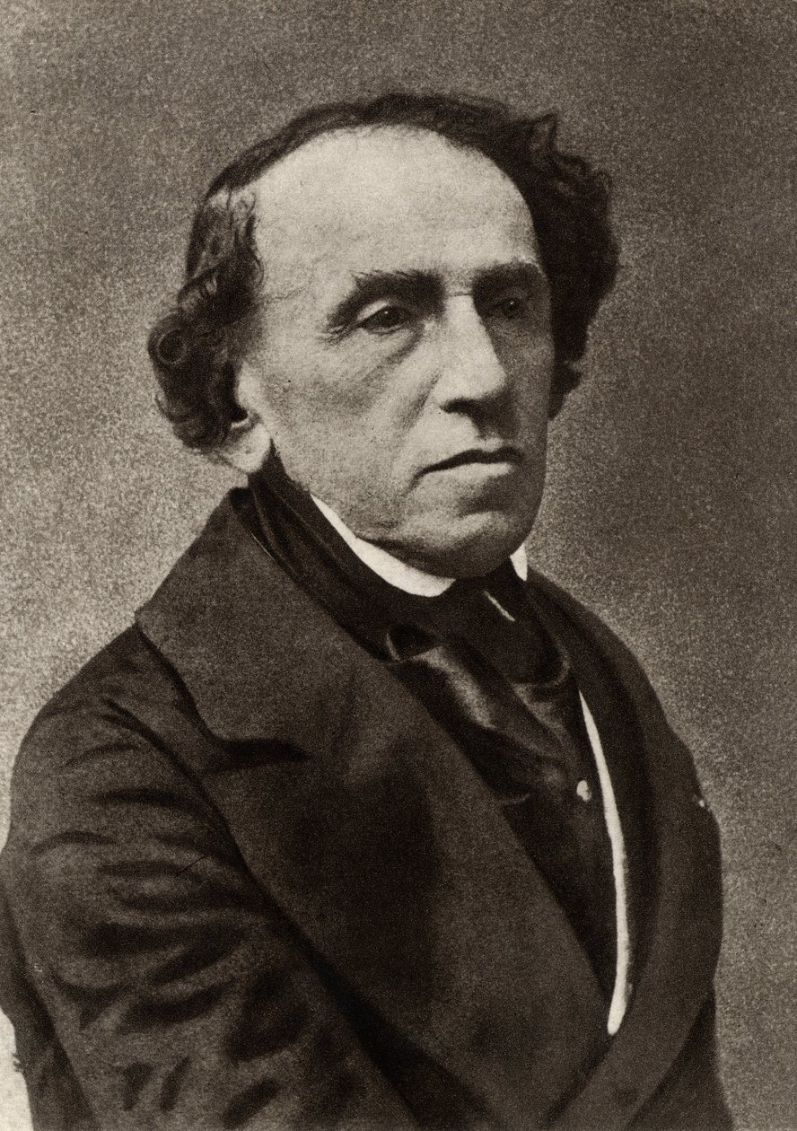 Giacomo Meyerbeer (1791-1864), German composer by (1820 1910) Nadar