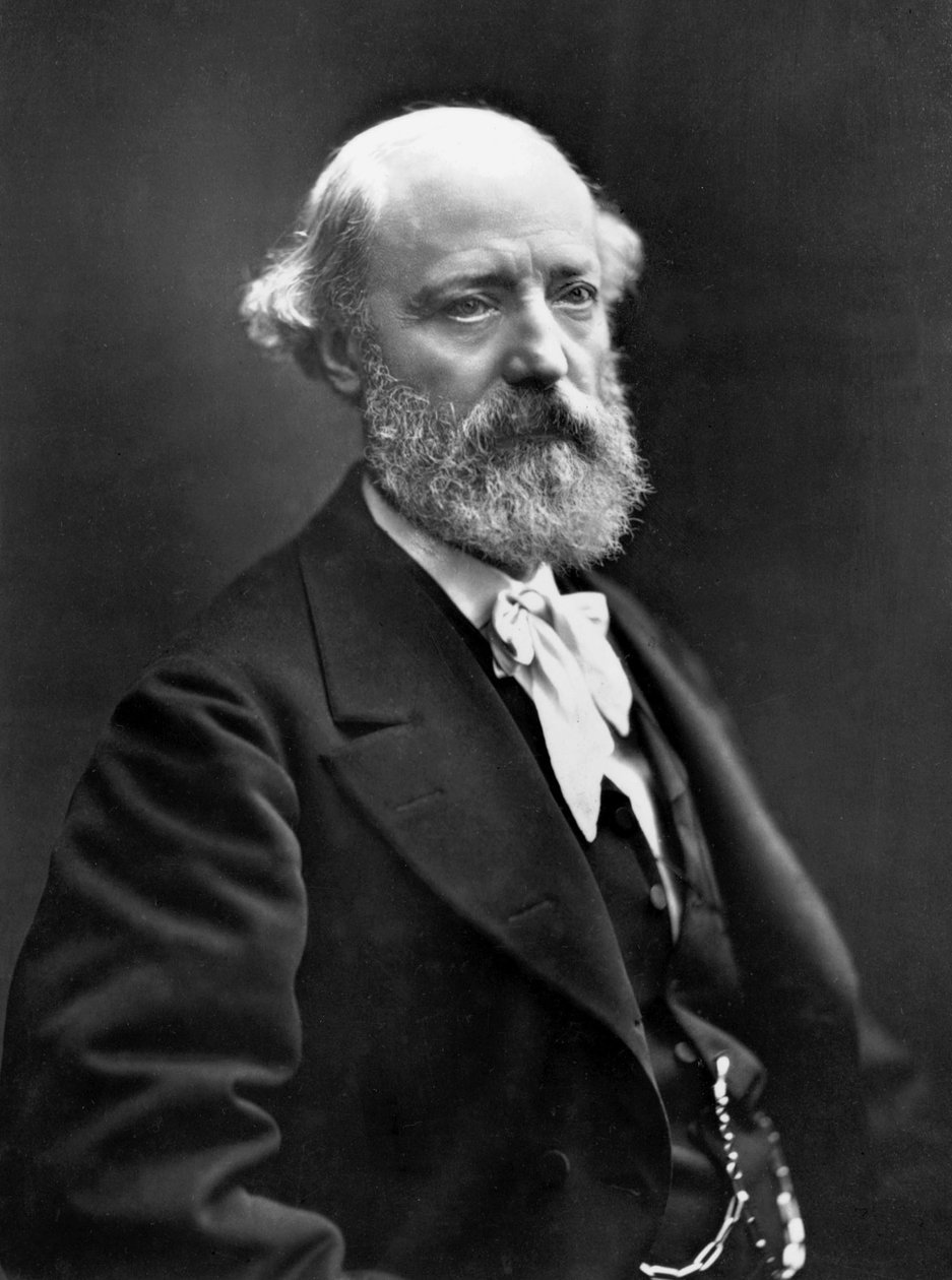 Eugene Viollet-Le-Duc, French architect who restored many monuments, photo by Nadar in 1878 by Nadar
