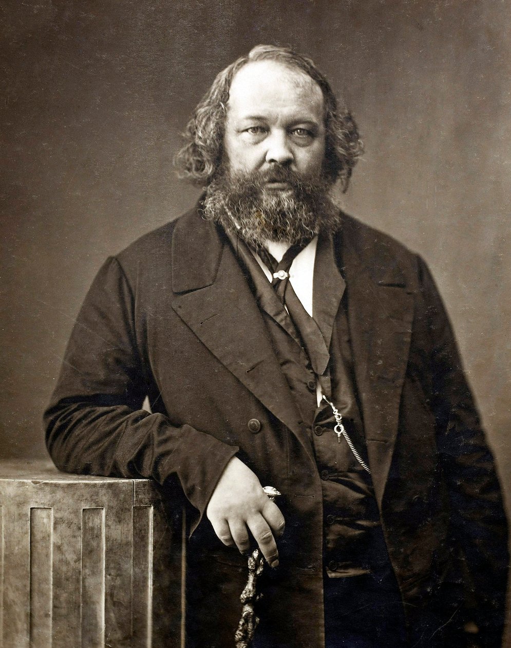 Portrait of Mikhail Alexandrovich Bakunin by Nadar