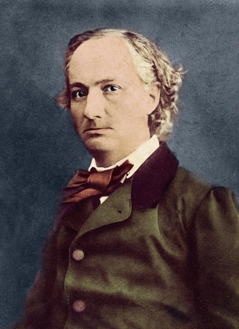 Portrait of Charles Baudelaire by Nadar