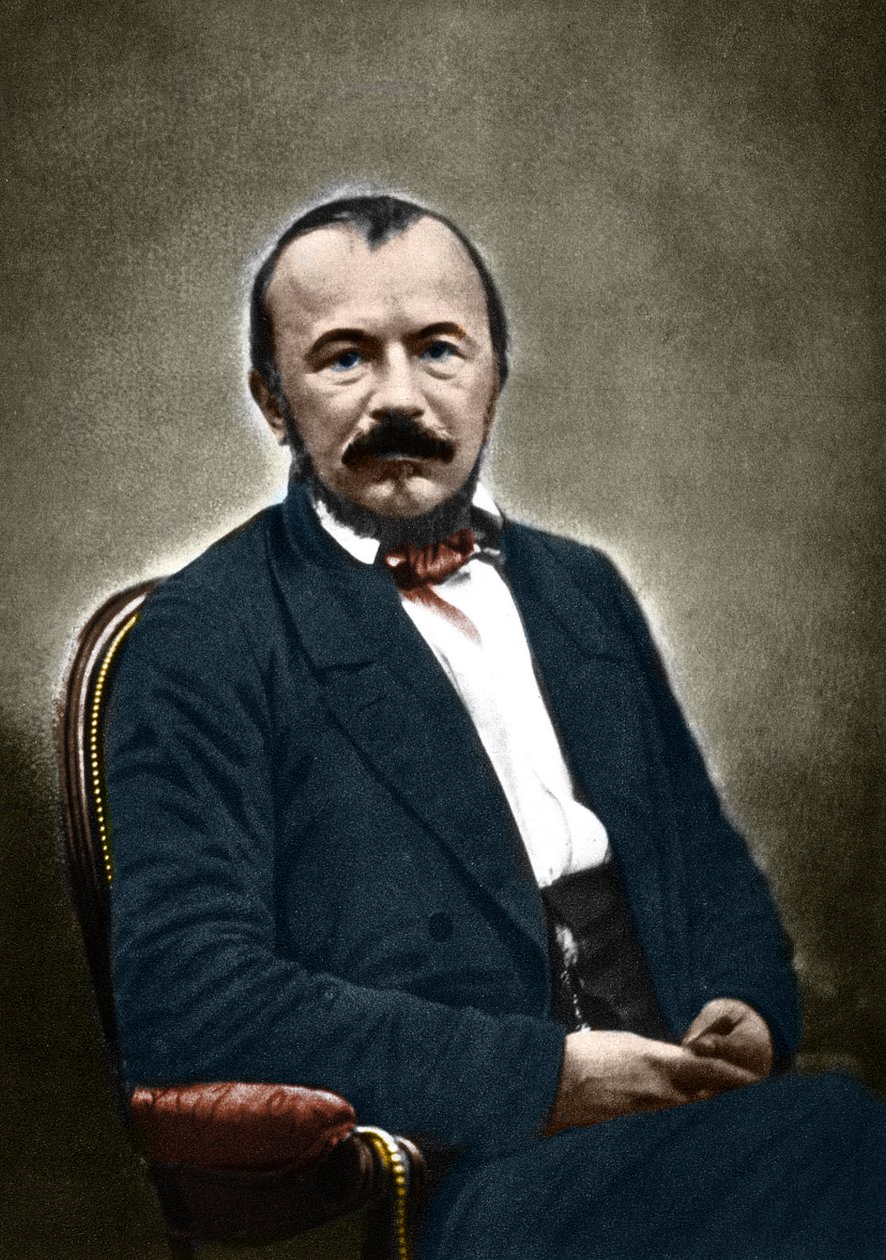 Portrait of Gerard de Nerval, French Writer by Nadar