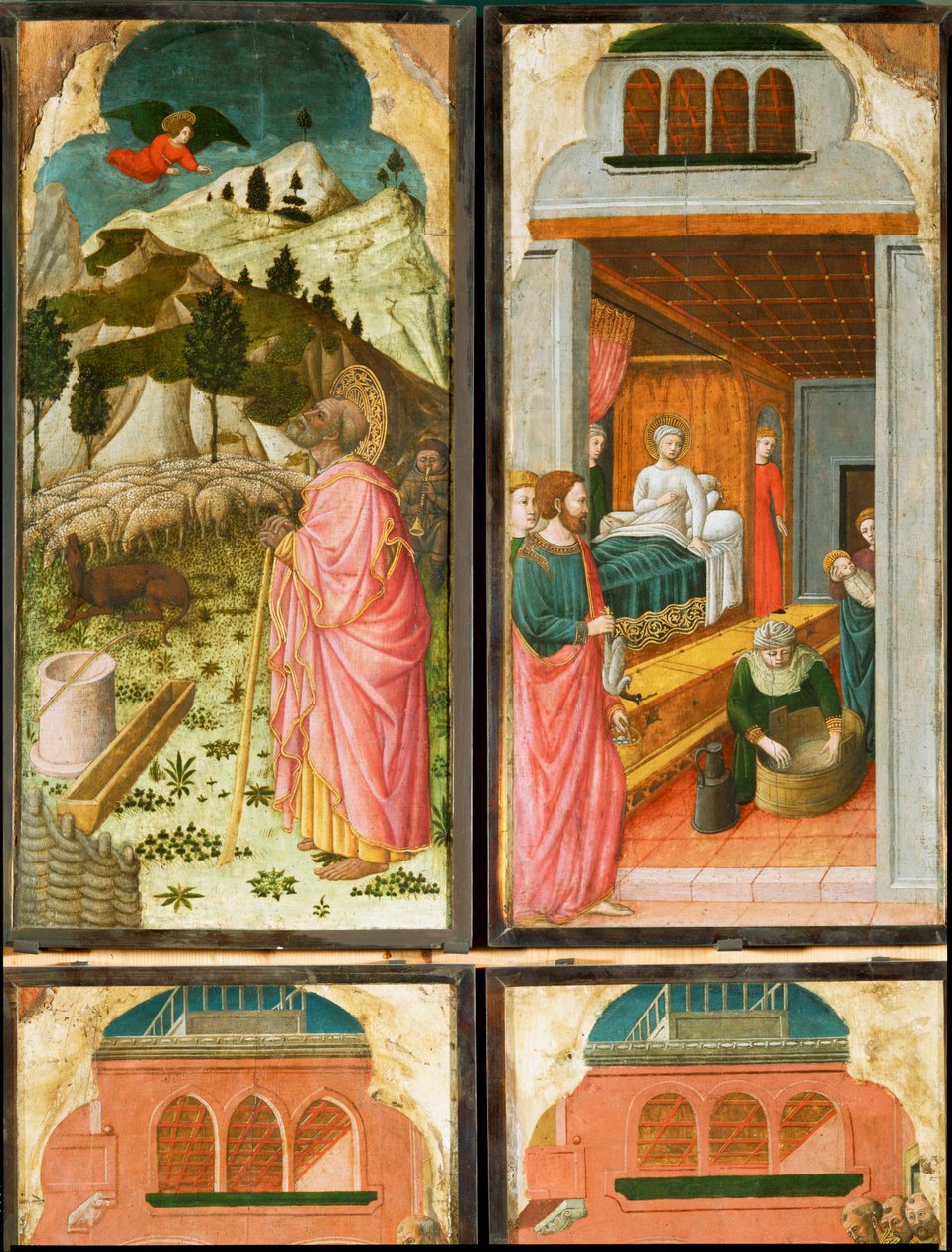 12 scenes from the life of the Virgin by (active c.1463-c.1490) Master of Wilten