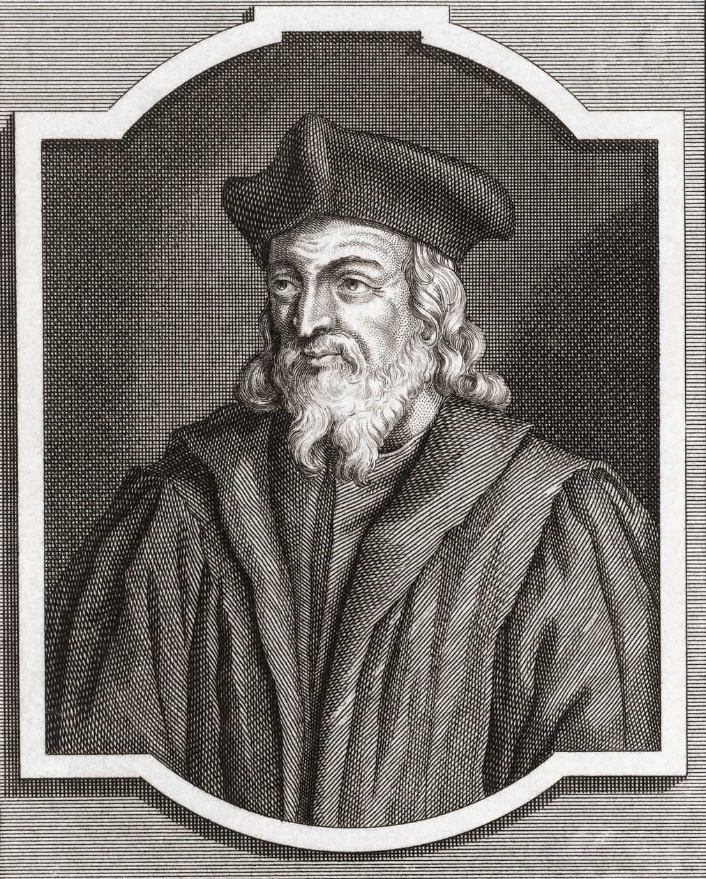 Jerome of Prague. Portrait by (after) Dutch School