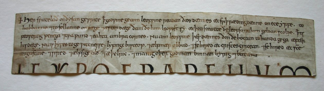 Godwine Charter by (after) English School