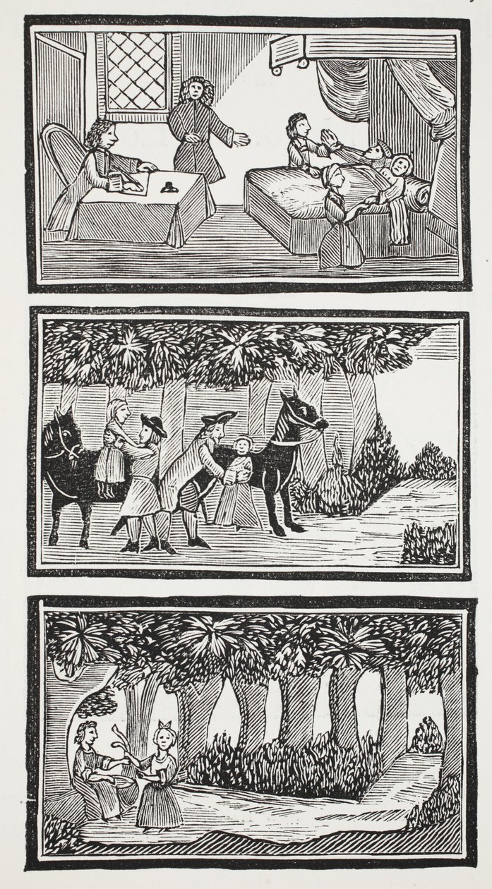 The History of The Two Children in the Wood, illustration from 