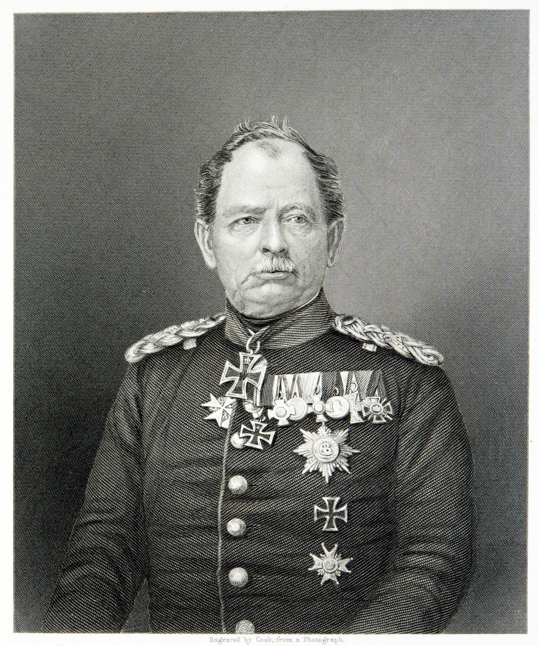 General Von Werder by (after) English photographer