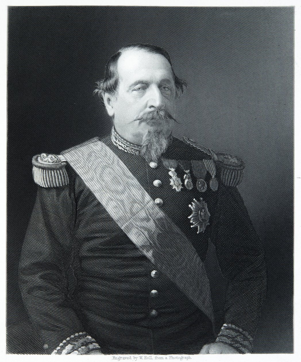 Napoleon III by (after) English photographer
