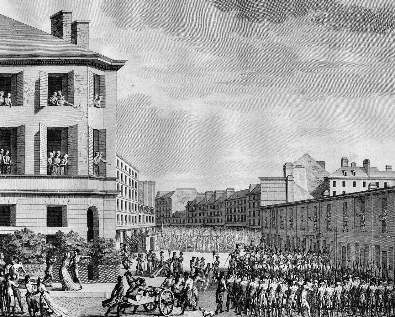 Disarming of the Faubourg Saint Anthony on the 4th Prairial An III (May 23) by (after) Girardet