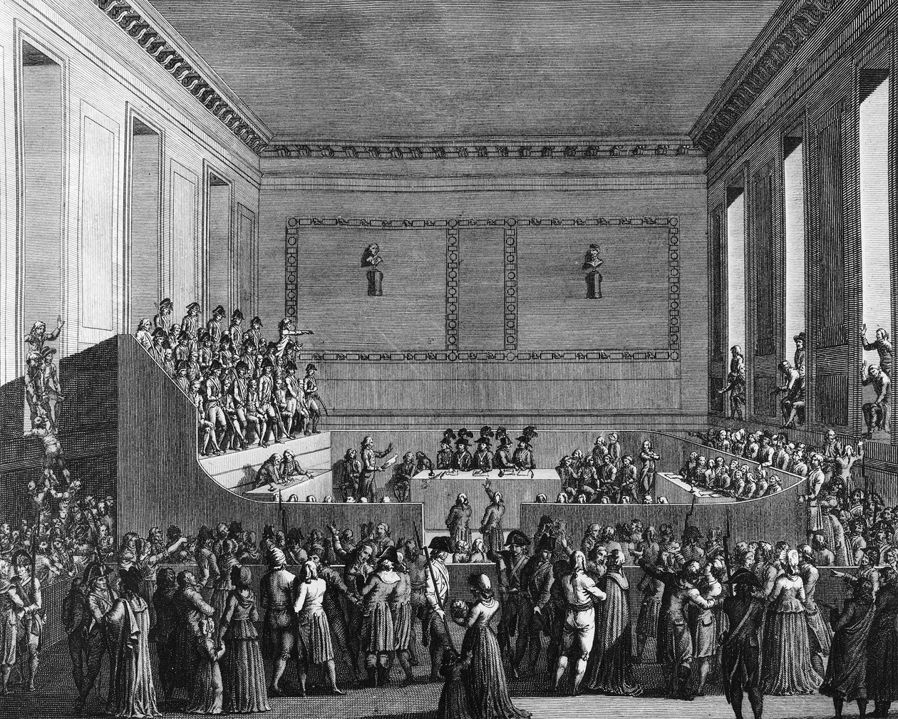 Antoine Quentin Fouquier de Tinville, judge by the Revolutionary Court on 12 Floreal Year 3 (1 May 1795). Engraving by Berthaut after Girardet by (after) Girardet