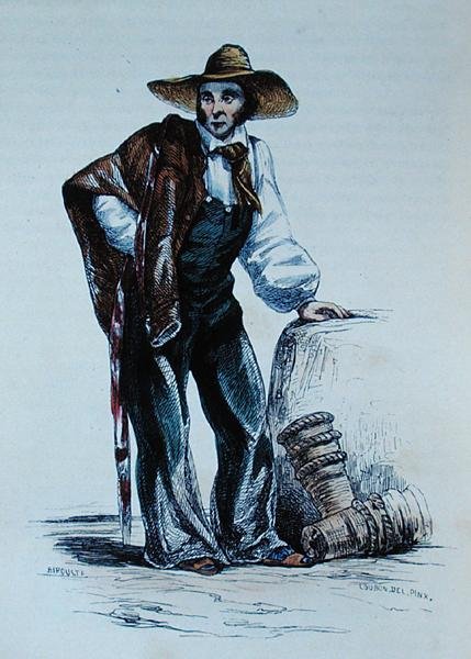 The Inhabitant of Roussillon, illustration from 