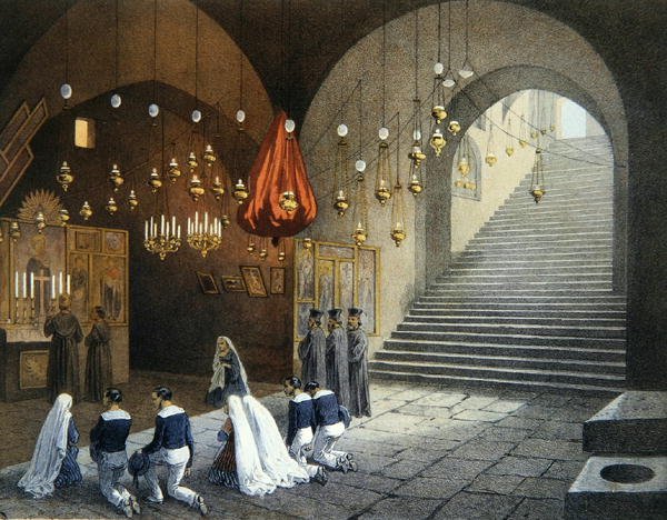The Tomb of the Virgin Mary at Ephesus near Izmir, illustration from 