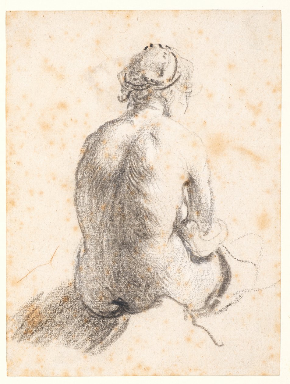 Study of a Female Nude by (attr. to) Rembrandt Harmensz. van Rijn