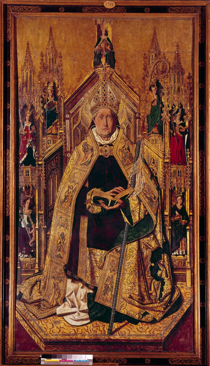 Saint Dominica de Silos on the Throne by Bermejo