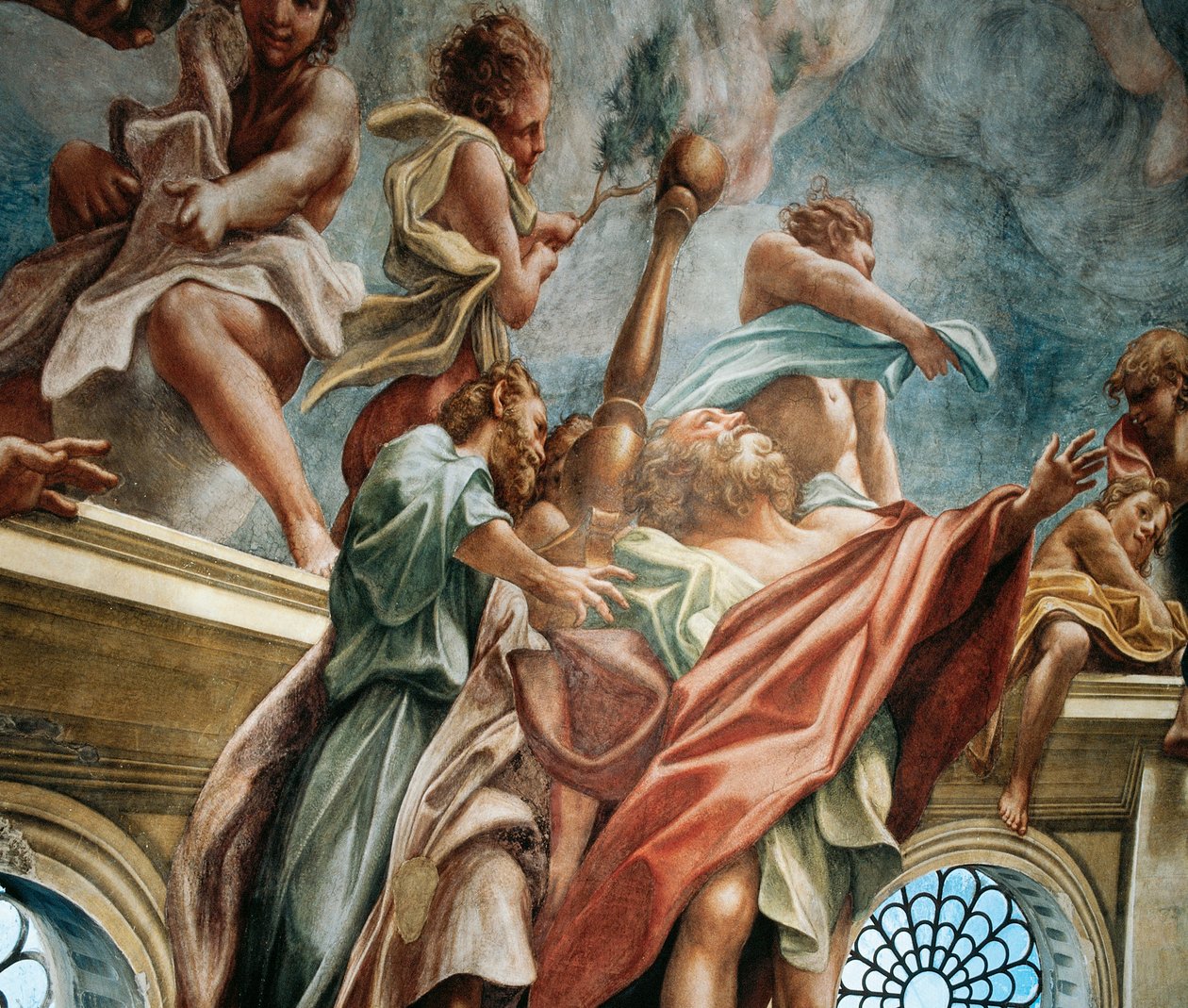 Apostle, detail from Assumption of Virgin by (c.1489 1534) Correggio