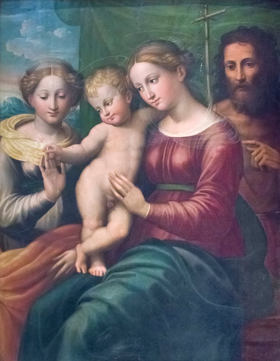 The Mystical Marriage of St Catherine by Innocenzo da Imola