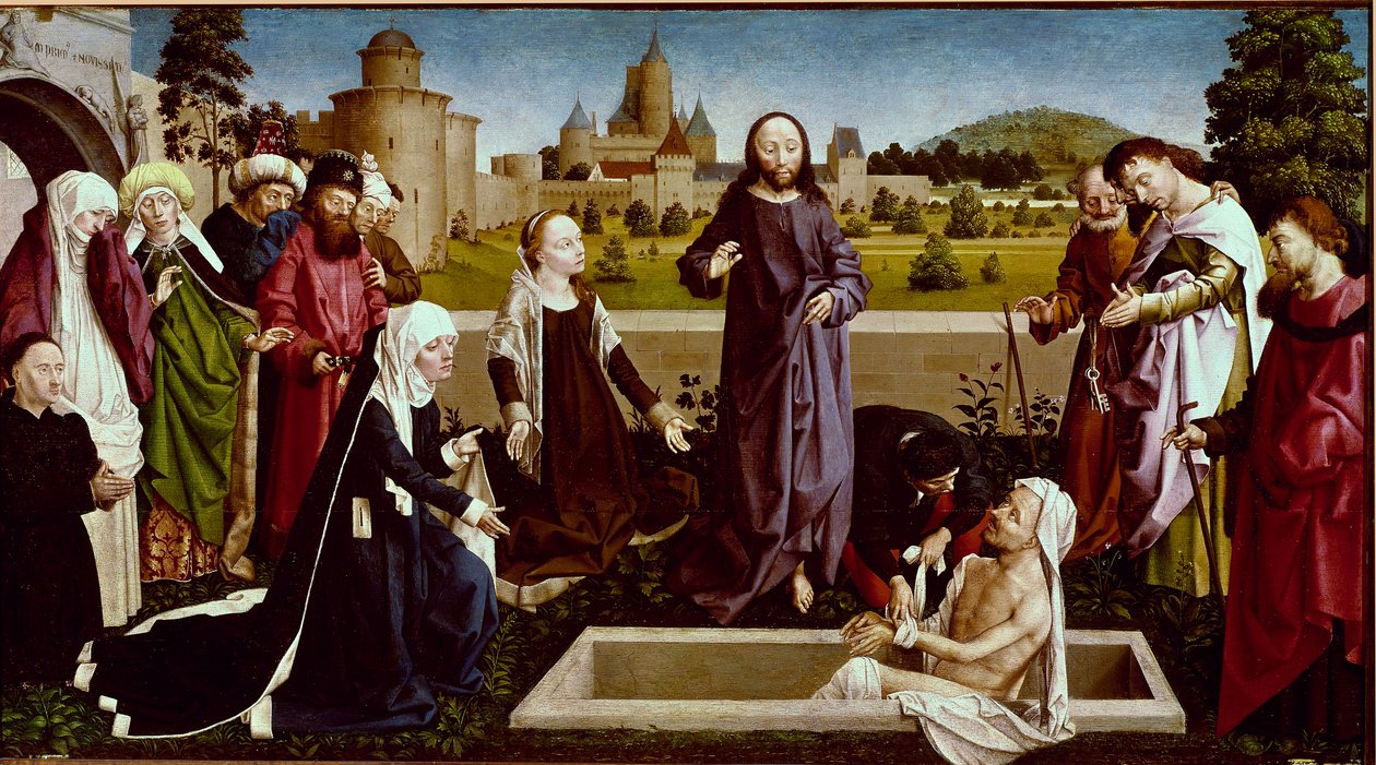The Resurrection of Lazarus by the Master of Coetivy by (fl.1450 75) Master of Coetivy