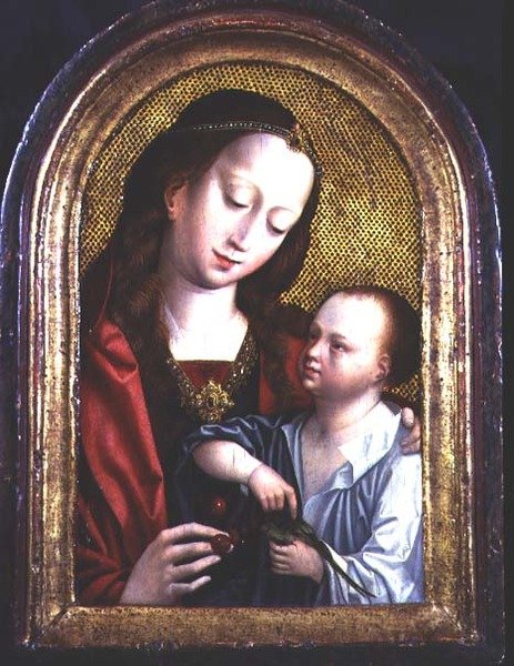 Madonna and Child by (studio) Master of the Magdalene Altarpiece