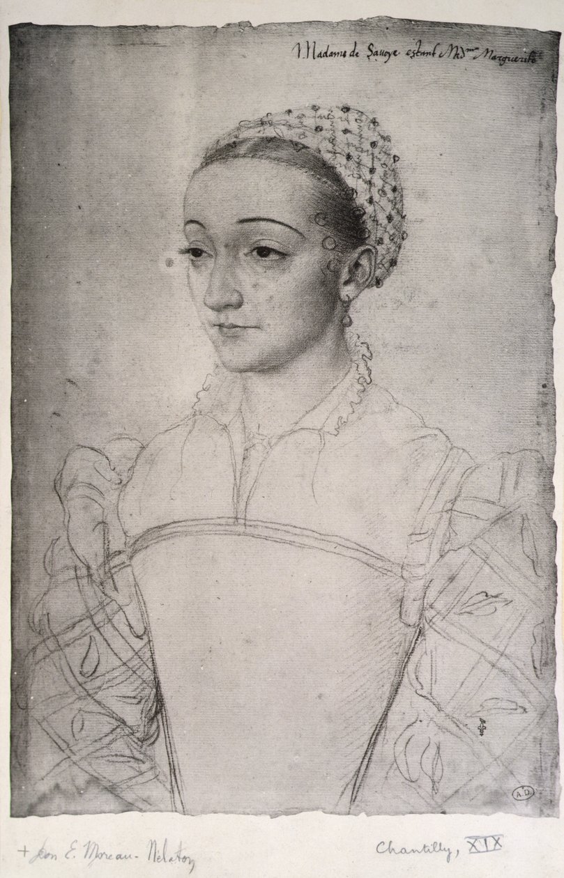 Marguerite de France (1523-74) by (studio of) Clouet