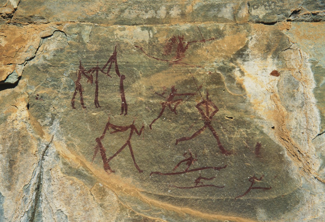 Bushman Rock Painting by Unknown