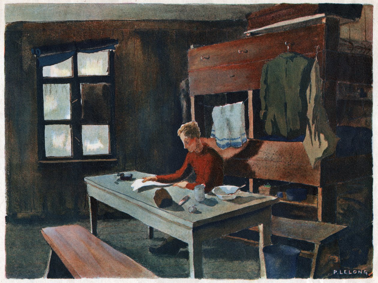 Prisoners camp in Germany by Unknown