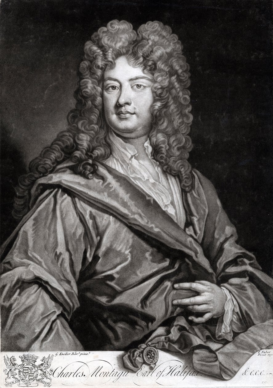Charles Montagu, Earl of Halifax by Unknown