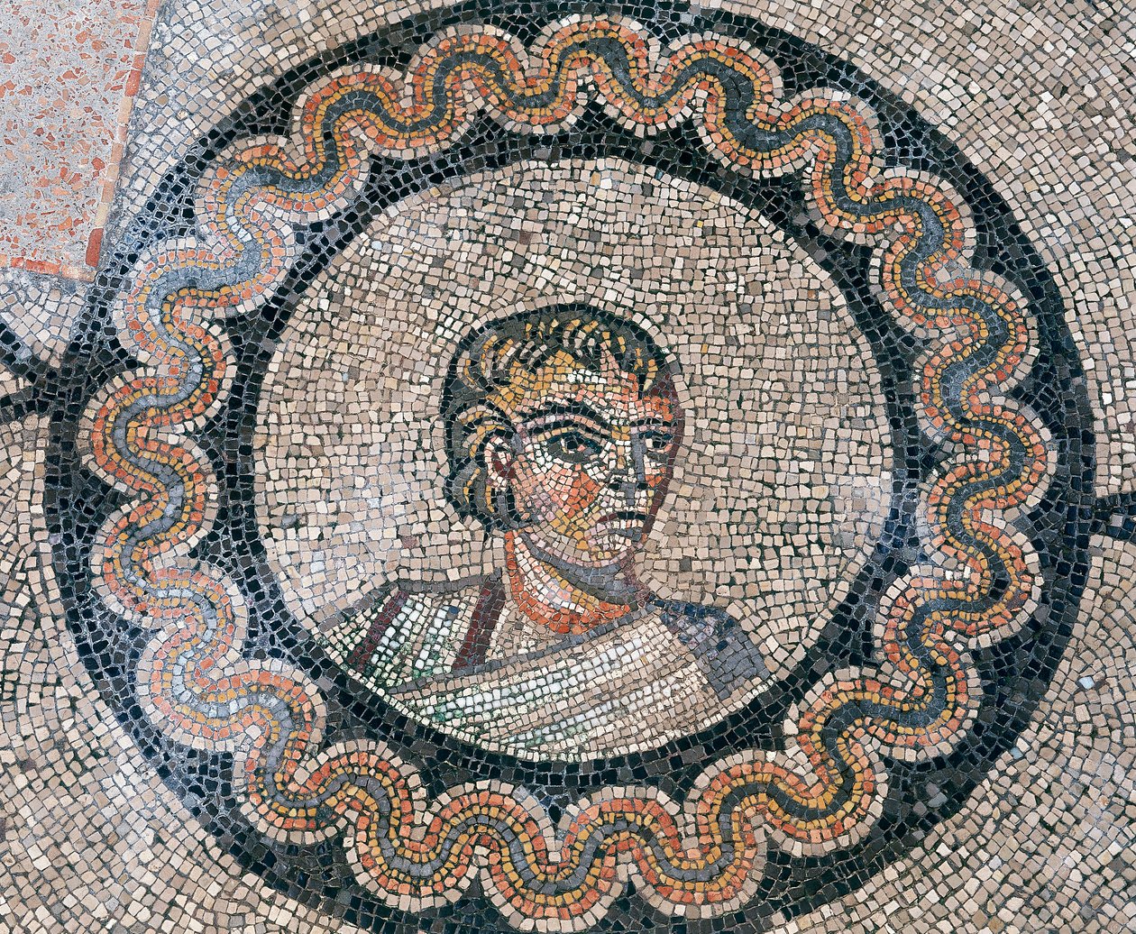 Detail of Floor of the Early Christian Basilica of Aquileia, Udine by Unknown