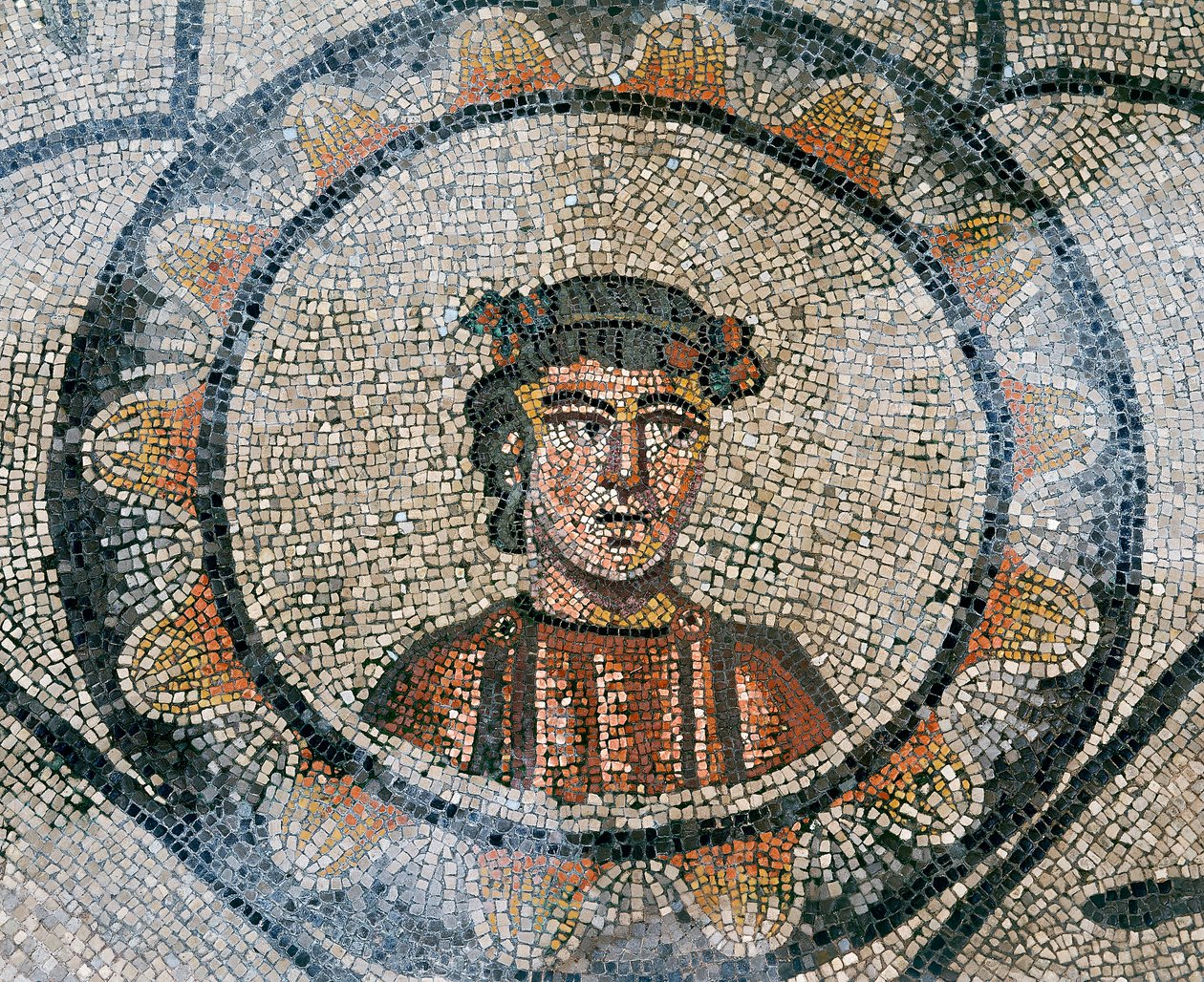 Detail of Floor of the Early Christian Basilica of Aquileia, Udine by Unknown