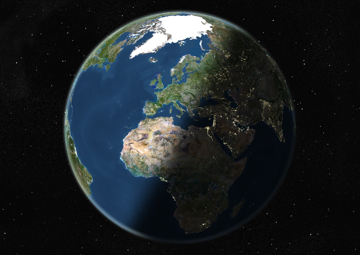 Globe Centered on Europe and Africa by Unknown