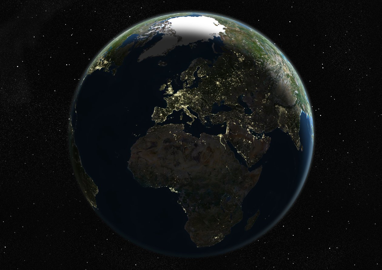 Globe Centered on Europe and Africa by Unknown