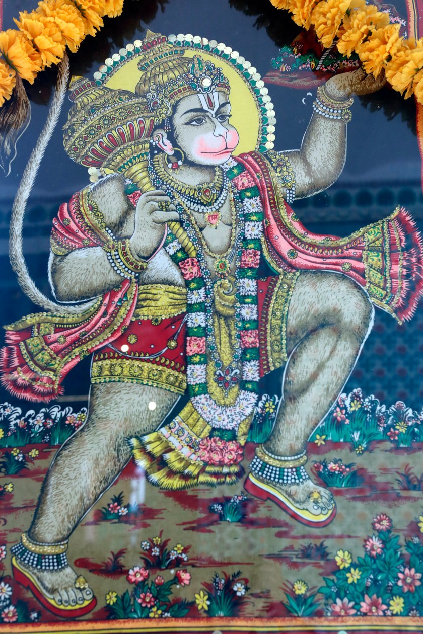 Hanuman, Sri Thenday Yutthapani Temple, Ho Chi Minh City, Vietnam by Unknown
