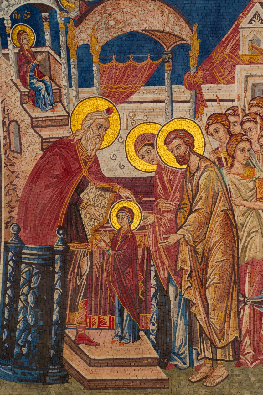 Mosaic in Manastir Ostrog, Montenegro by Unknown