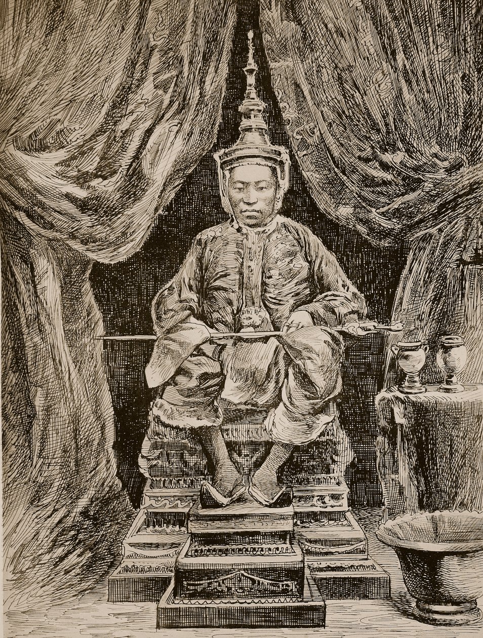 Norodom, King of Cambodia by Unknown