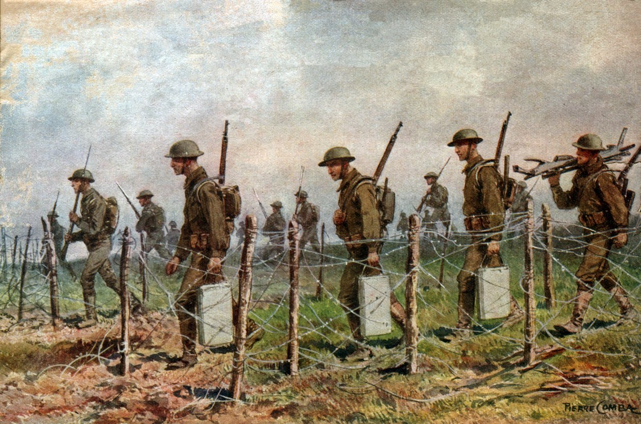 American soldiers, 1917 by Unknown