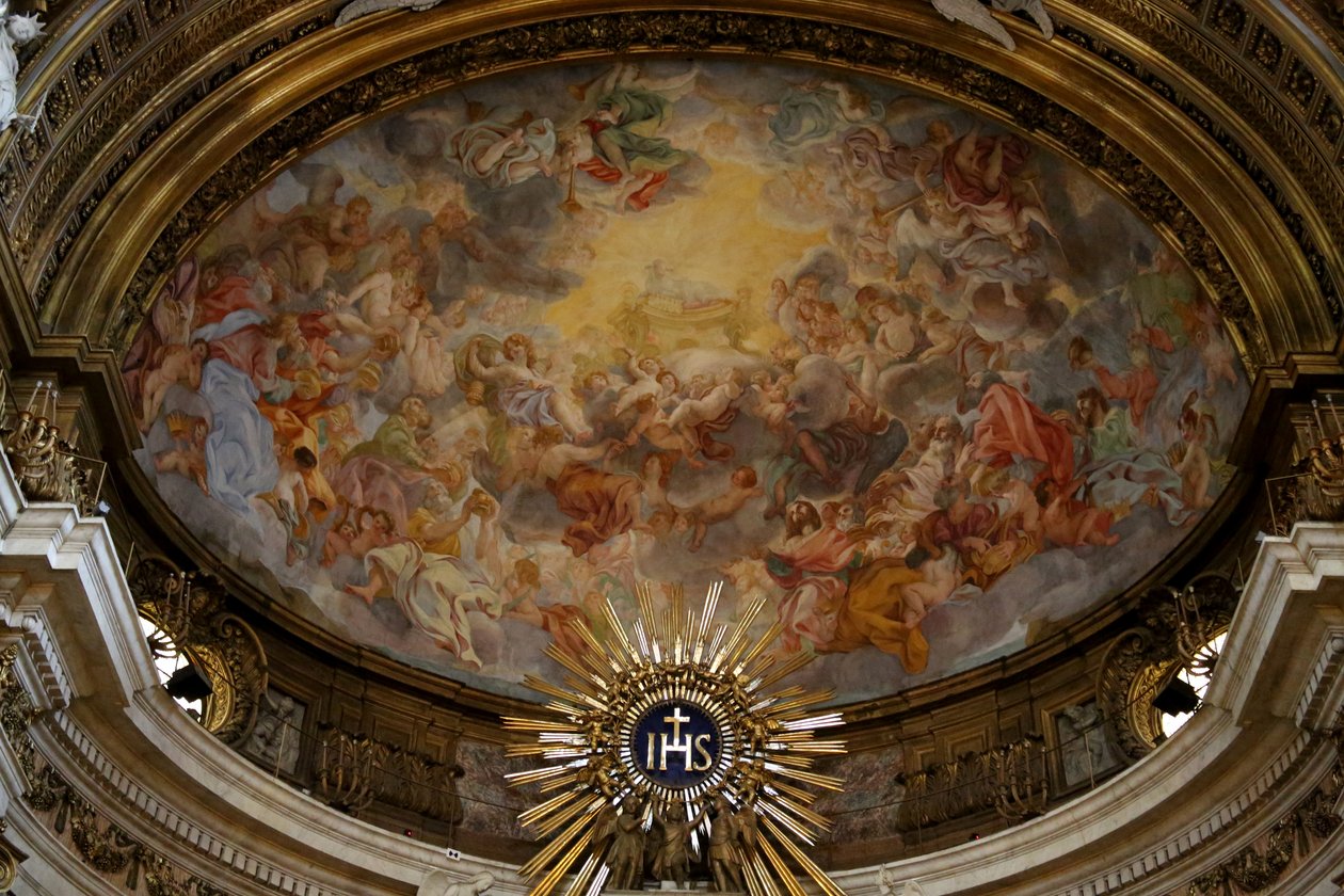View of the Apse, Chiesa del Gesu, Rome, by Giacomo Barozzi da Vignola, 16th Century by Unknown