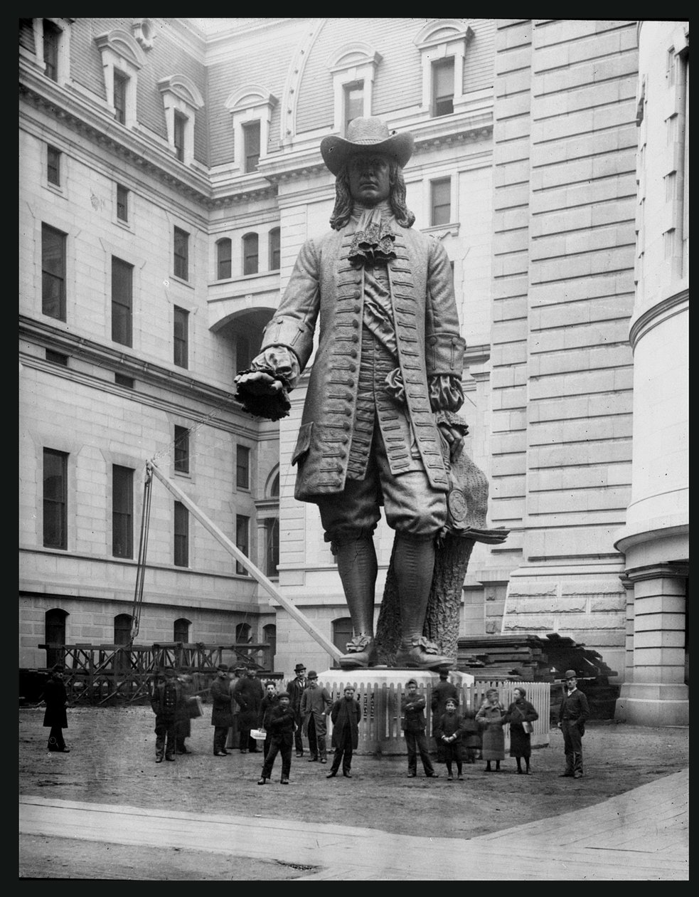Statue of William Penn in the Courtyard of City Hall, Philadelphia by American Photographer