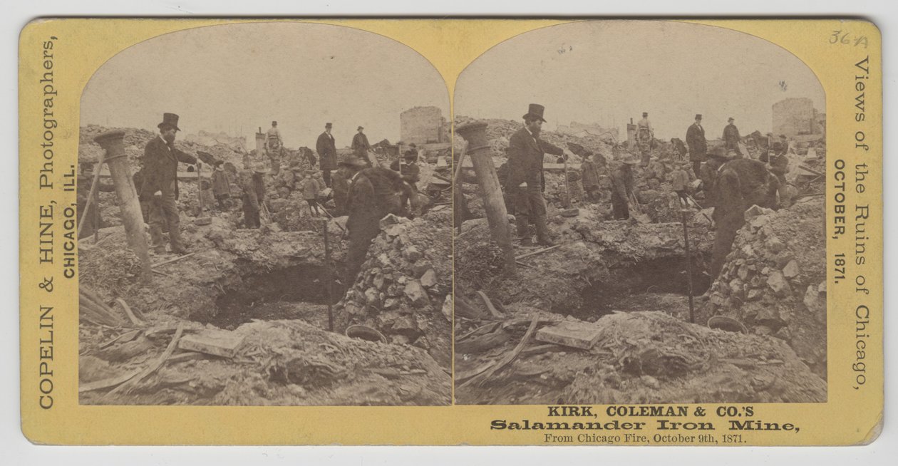 Stereograph of view of Kirk, Coleman & Company