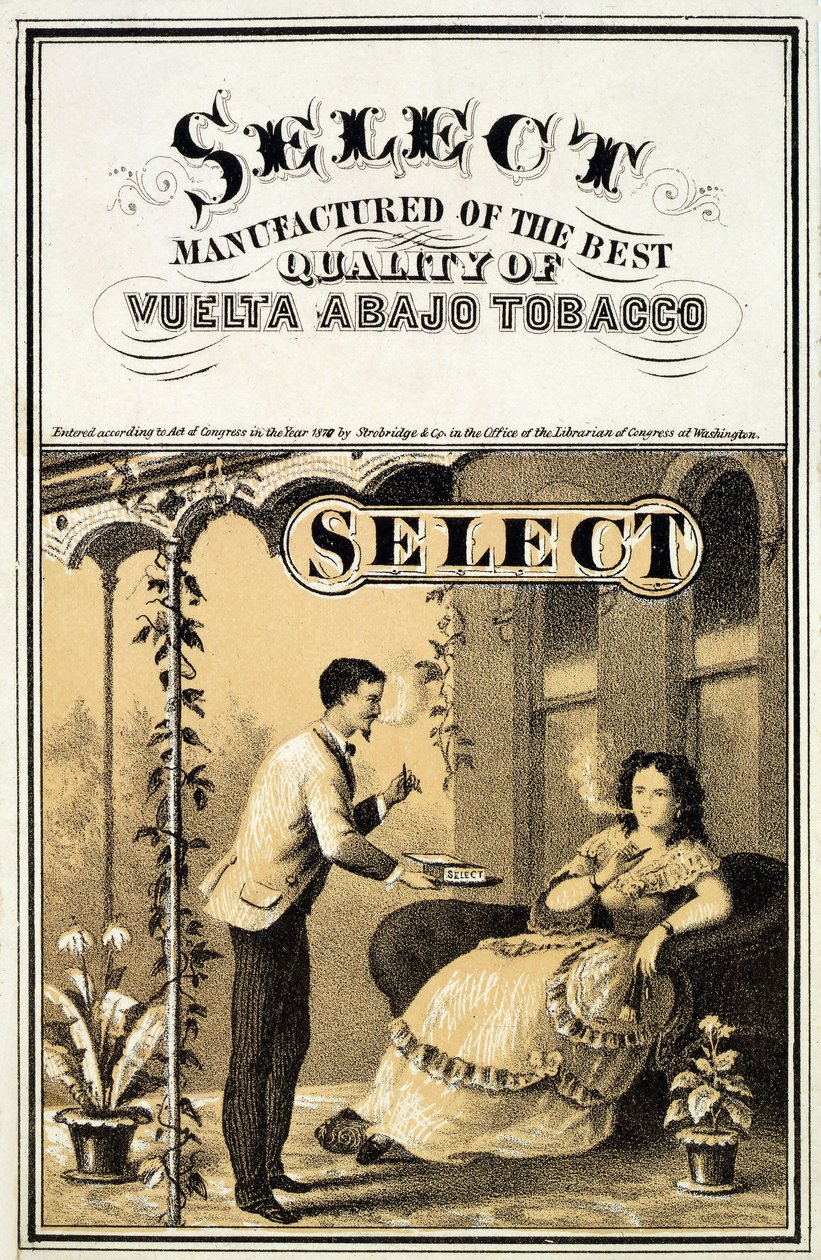 Advertisement for Vuelta Abajo Tobacco by American School