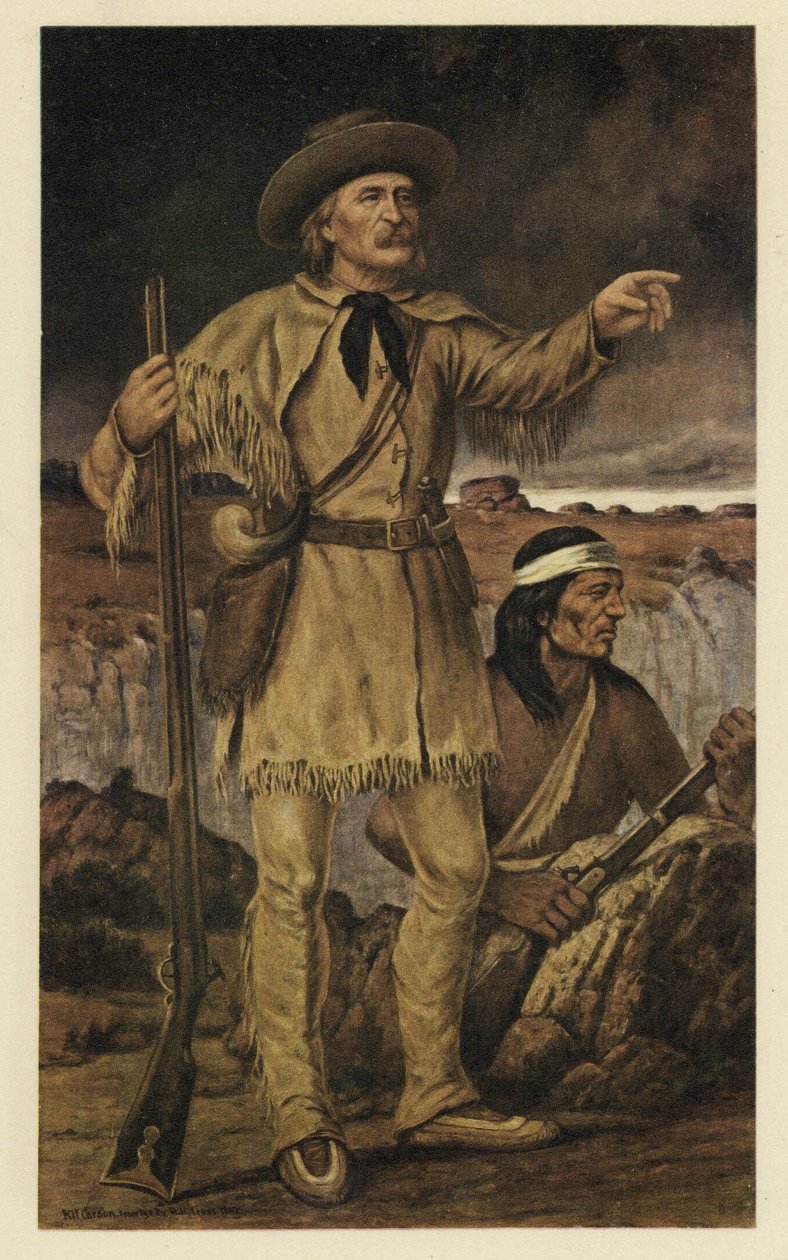 Christopher (Kit) Carson (1809 - 1868) by American School