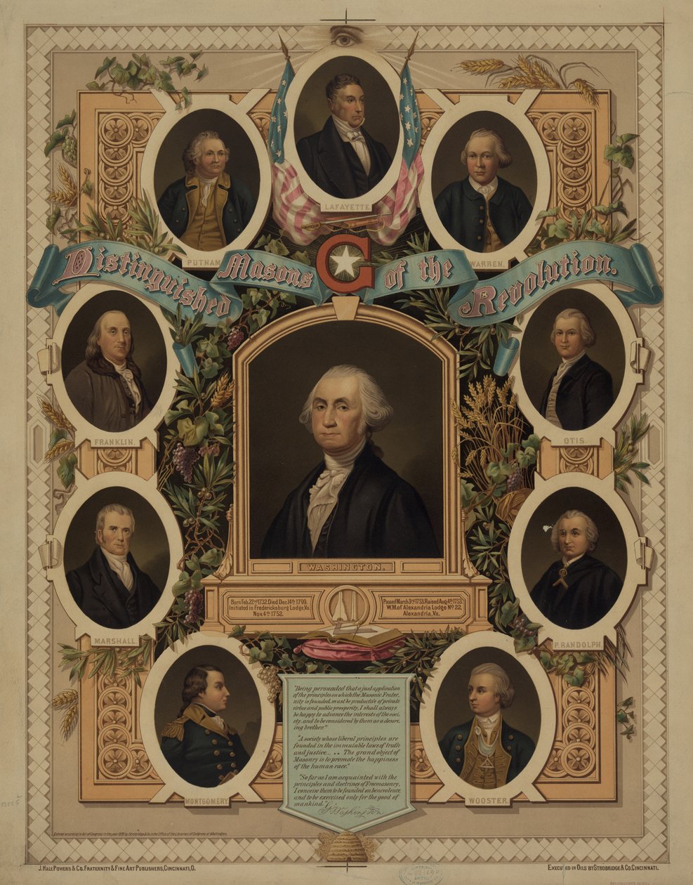 Distinguished Masons of the Revolution by American School