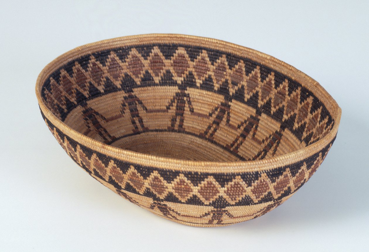 Oval Basket, Yokuts Culture, c.1990-15 by American School