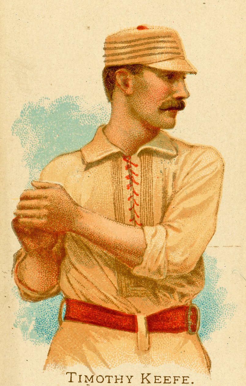 Portrait of Timothy Keefe, 1887 by American School