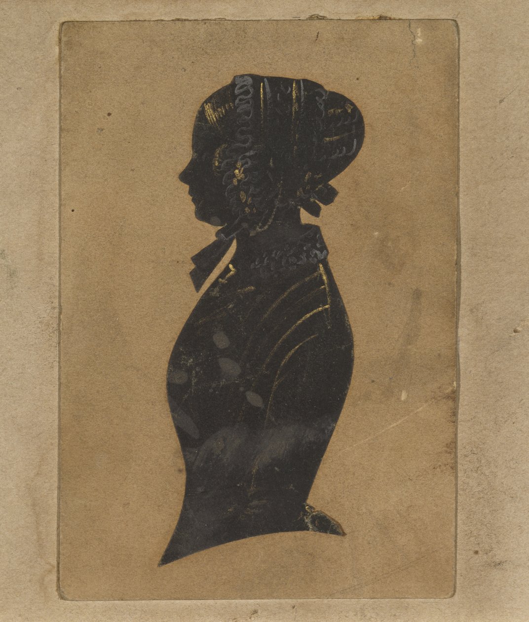 Silhouette of a Lady, c. 1800-1850 by American School
