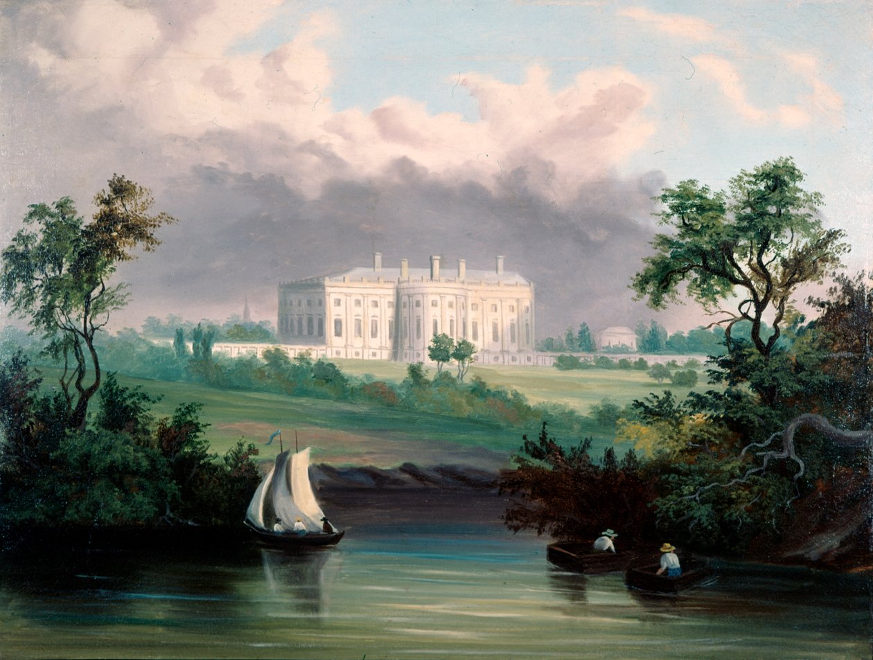 The White House, Washington, D.C., c.1845 by American School