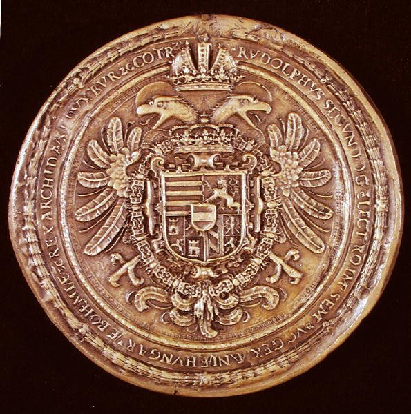 Seal of Emperor Rudolf II, 1603 by Austrian School
