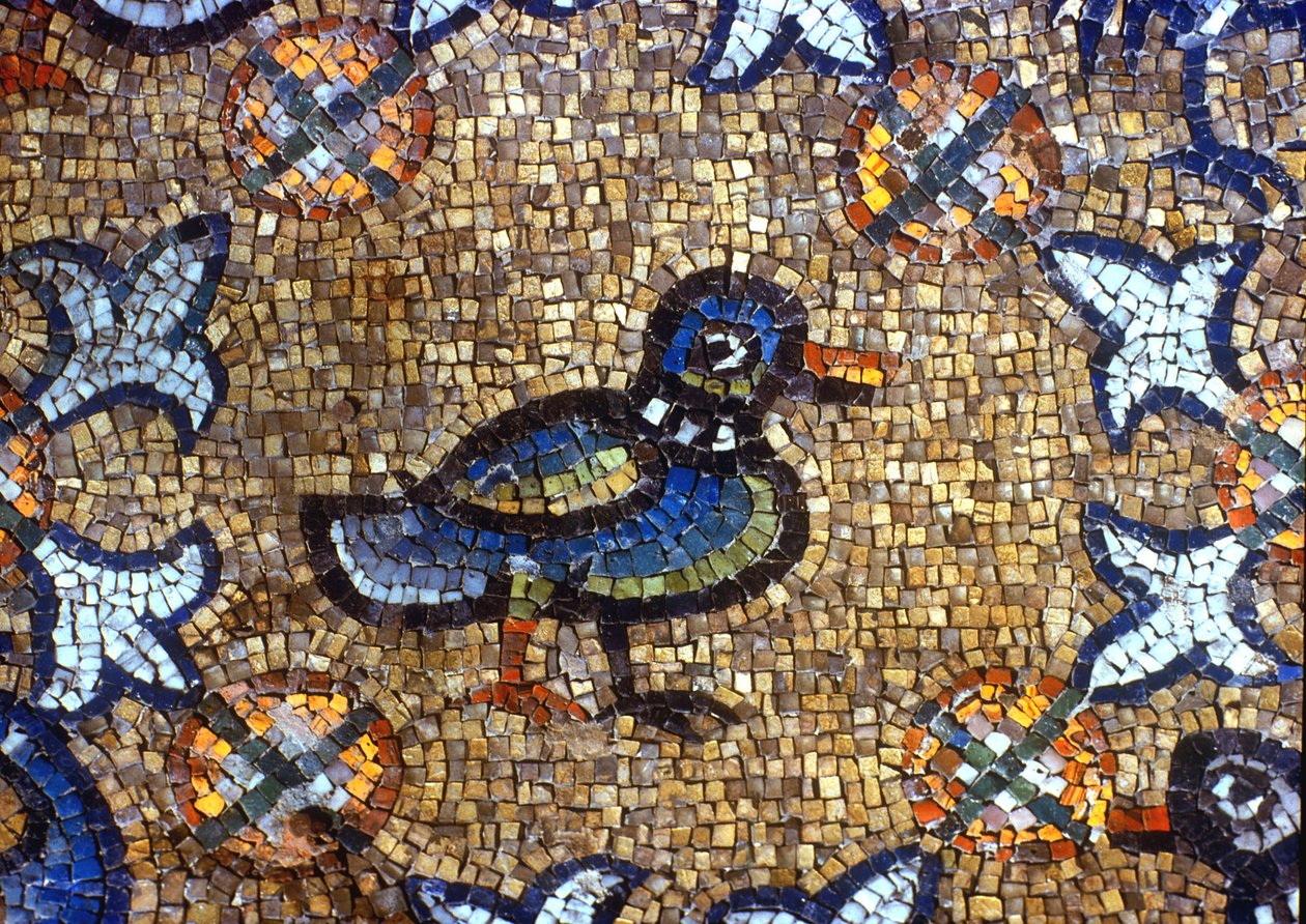 Floor Detail Depicting a Duck by Byzantine School