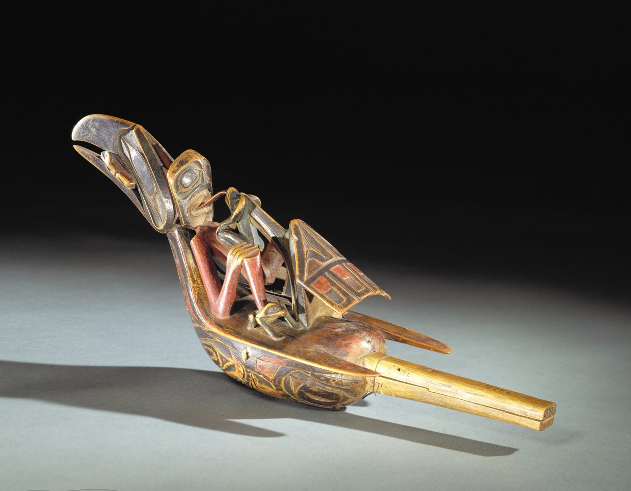 Tsimshian Raven Rattle by Canadian School: Fine art print